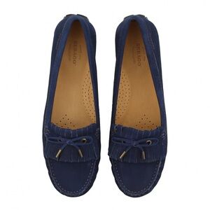 Blue Sebago Mocassins